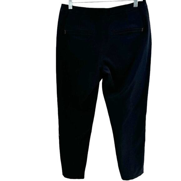 Lululemon Trek Trouser Pants Sz 8 Black Slim Straight Fit Office - Picture 3 of 8
